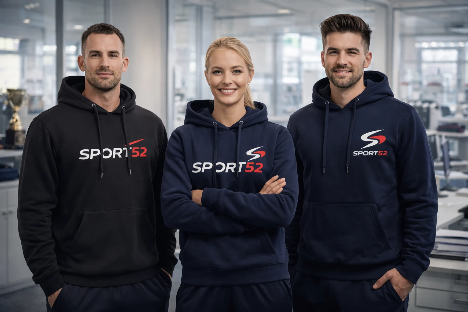 odzież sportowa Sport52 oraz trofea sportowe puchary i medale