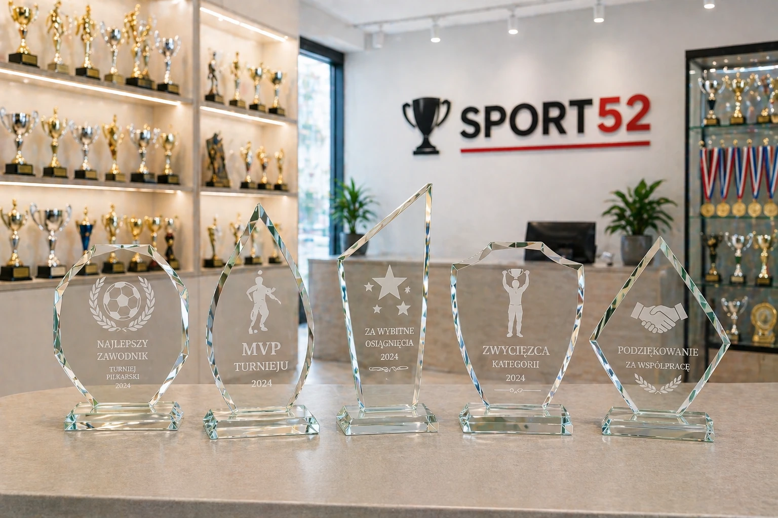 statuetki szklane Nowy Sącz